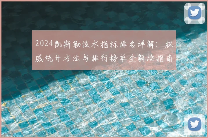 2024凯斯勒技术指标排名详解：权威统计方法与排行榜单全解读指南